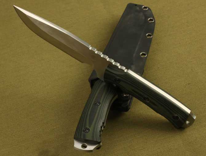 Sparta 9cr18mov stainless steel combat knife with kydex sheath UD442081